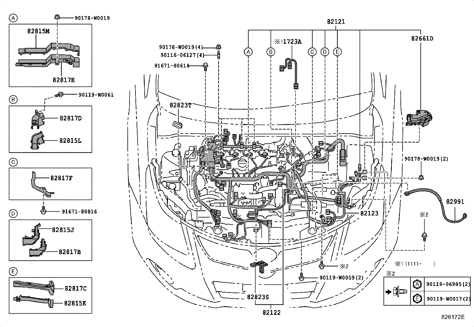 82121-05B71 WIRE, ENGINE product image
