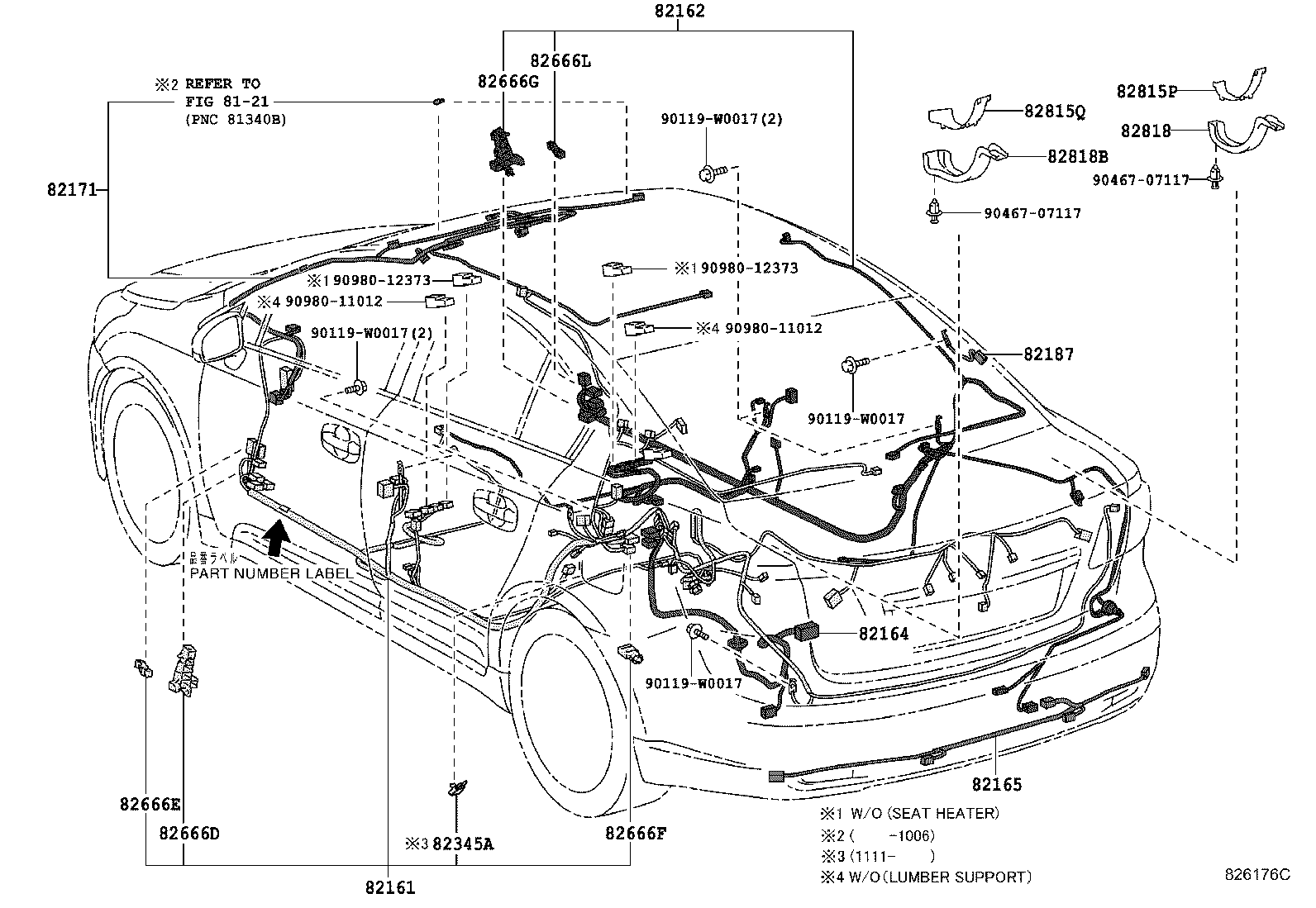 82121-05B71 WIRE, ENGINE product image