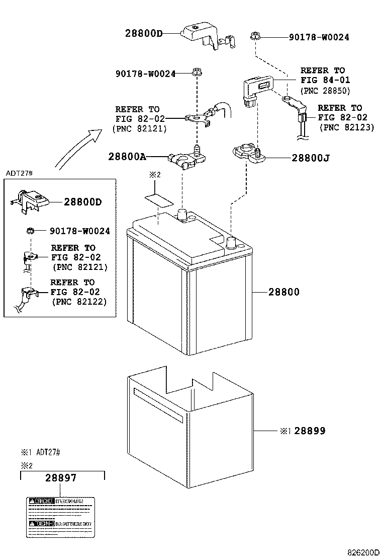 28899-26070 INSULATOR, BATTERY product image