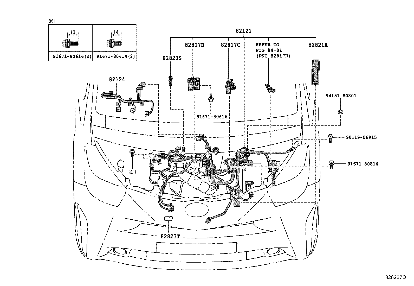 82817-74110 PROTECTOR, WIRING HARNESS, NO.2 product image