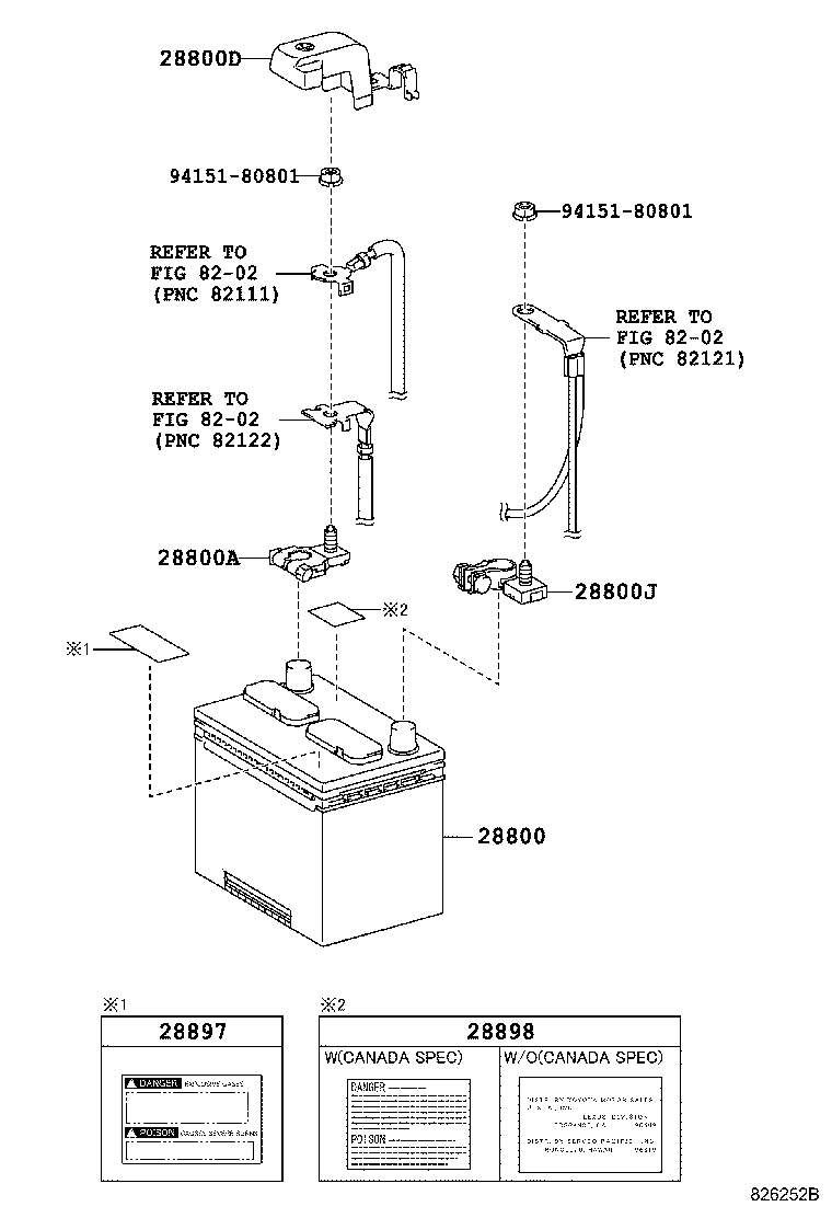 Toyota 74448-48010 PACKING, BATTERY, NO.2
