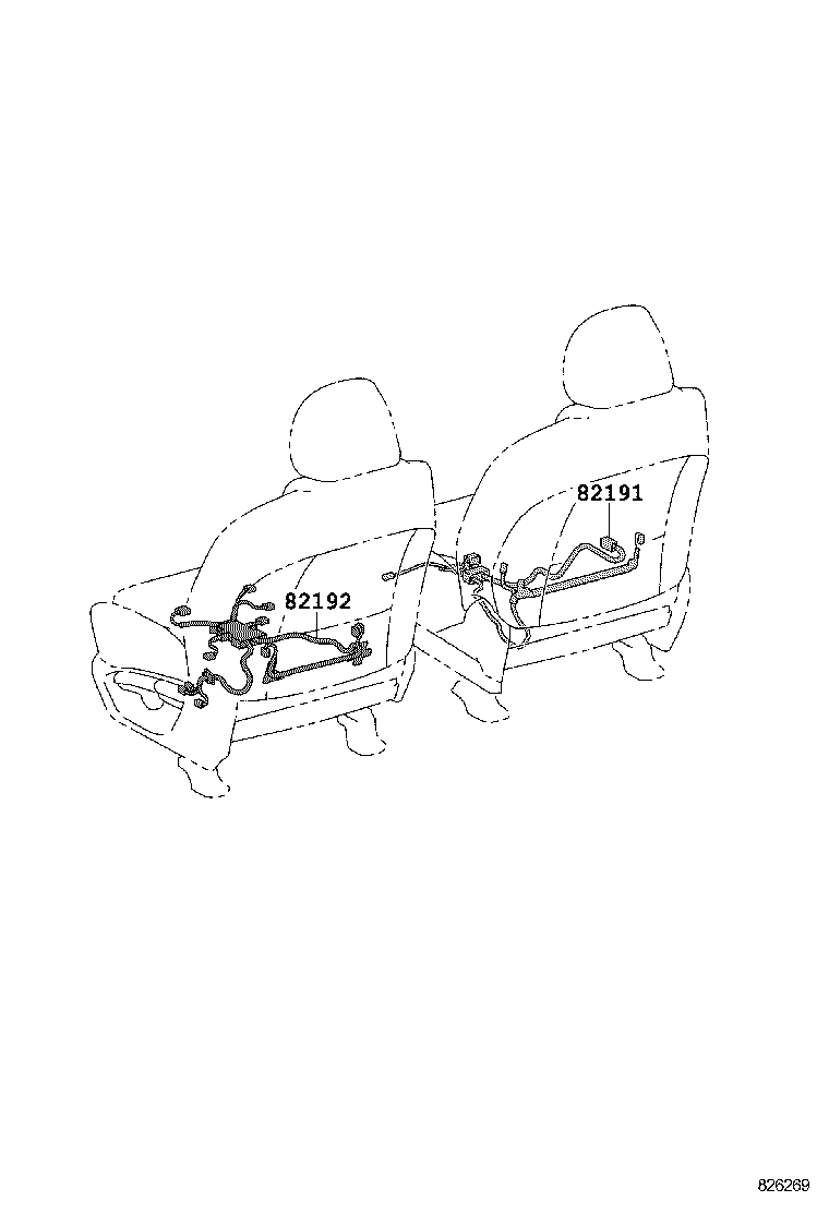 82151-0R040 WIRE, FRONT DOOR, RH product image