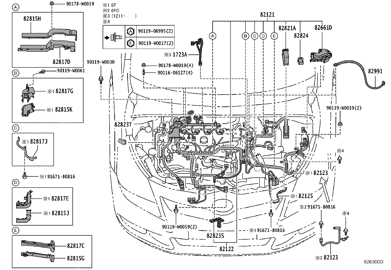 82817-02500 PROTECTOR, WIRING HARNESS, NO.2 product image