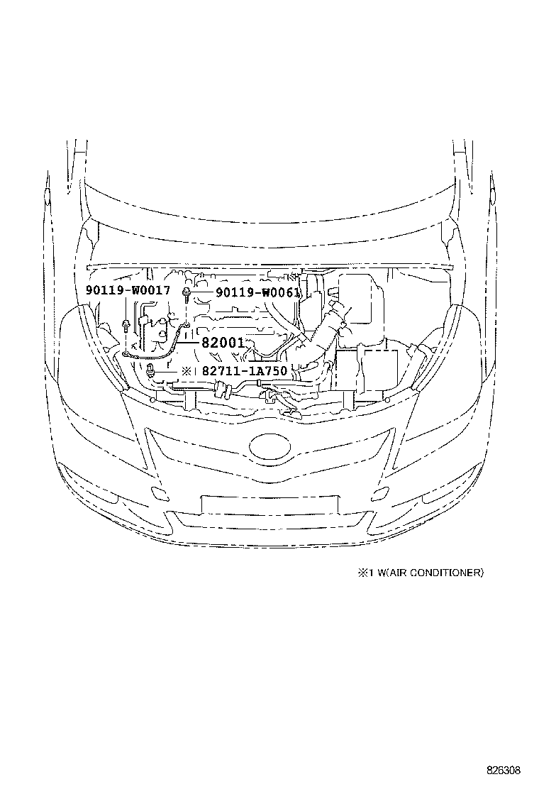 82817-02500 PROTECTOR, WIRING HARNESS, NO.2 product image