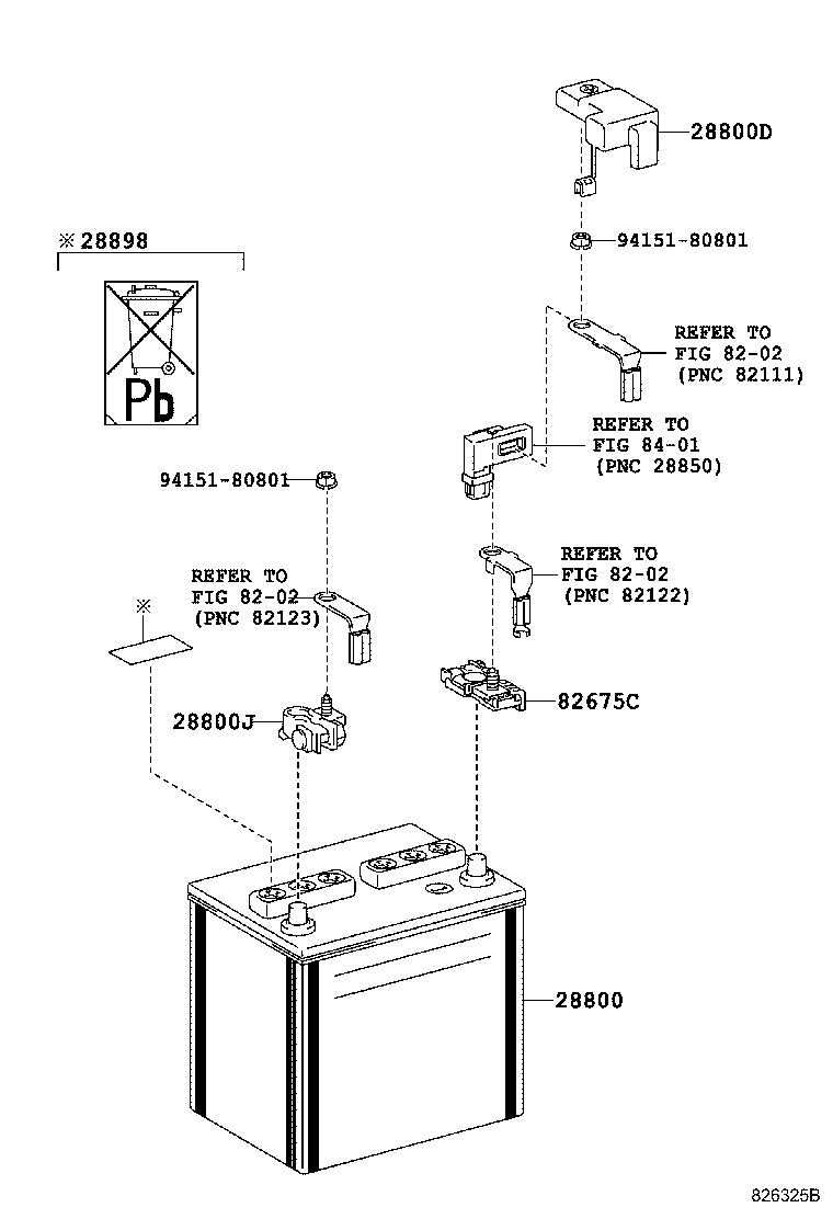 28899-28020 INSULATOR, BATTERY product image
