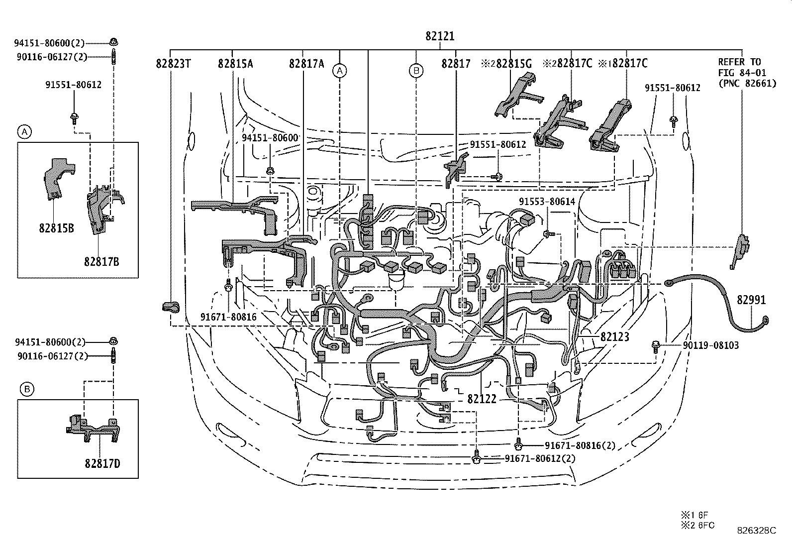 82817-42480 PROTECTOR, WIRING HARNESS, NO.1 product image
