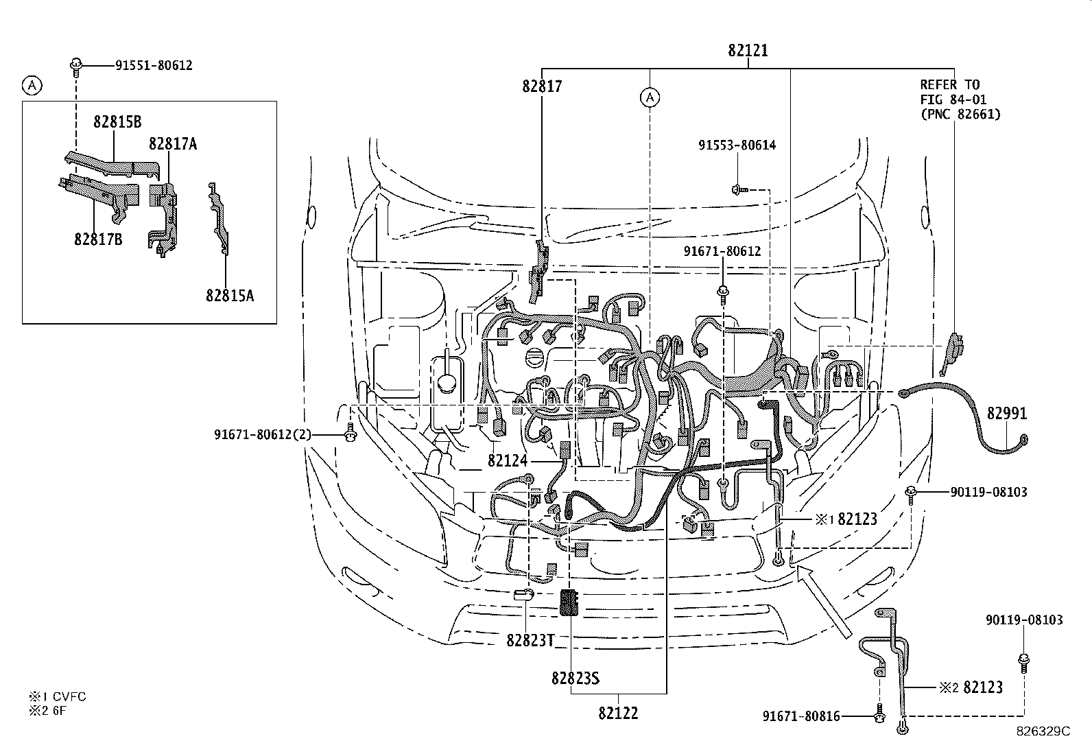 82817-42480 PROTECTOR, WIRING HARNESS, NO.1 product image