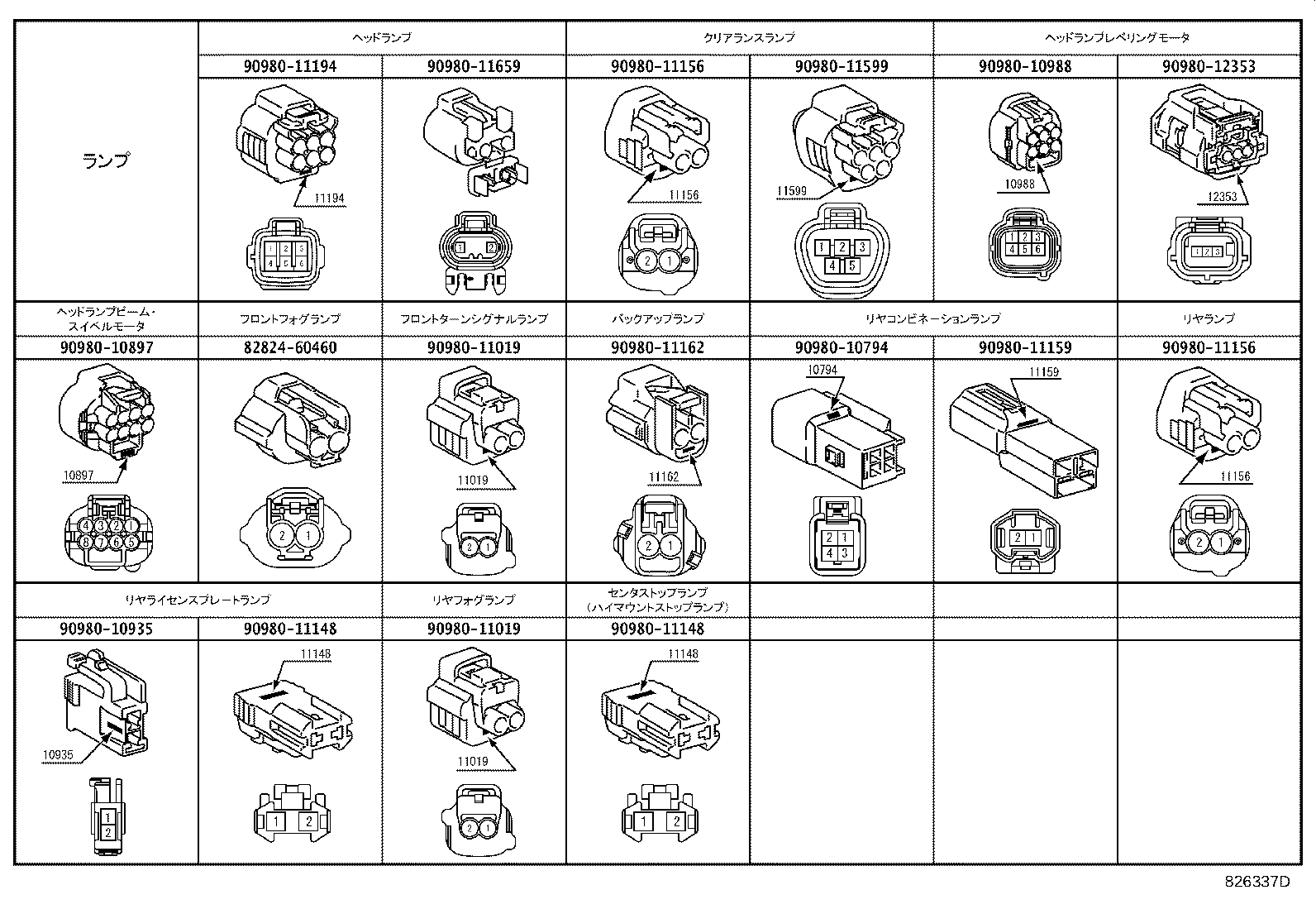 82142-48F80 WIRE, INSTRUMENT PANEL, NO.2 product image