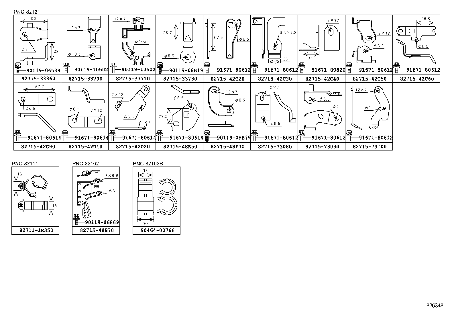82191-48330 WIRE, FRONT SEAT, RH product image