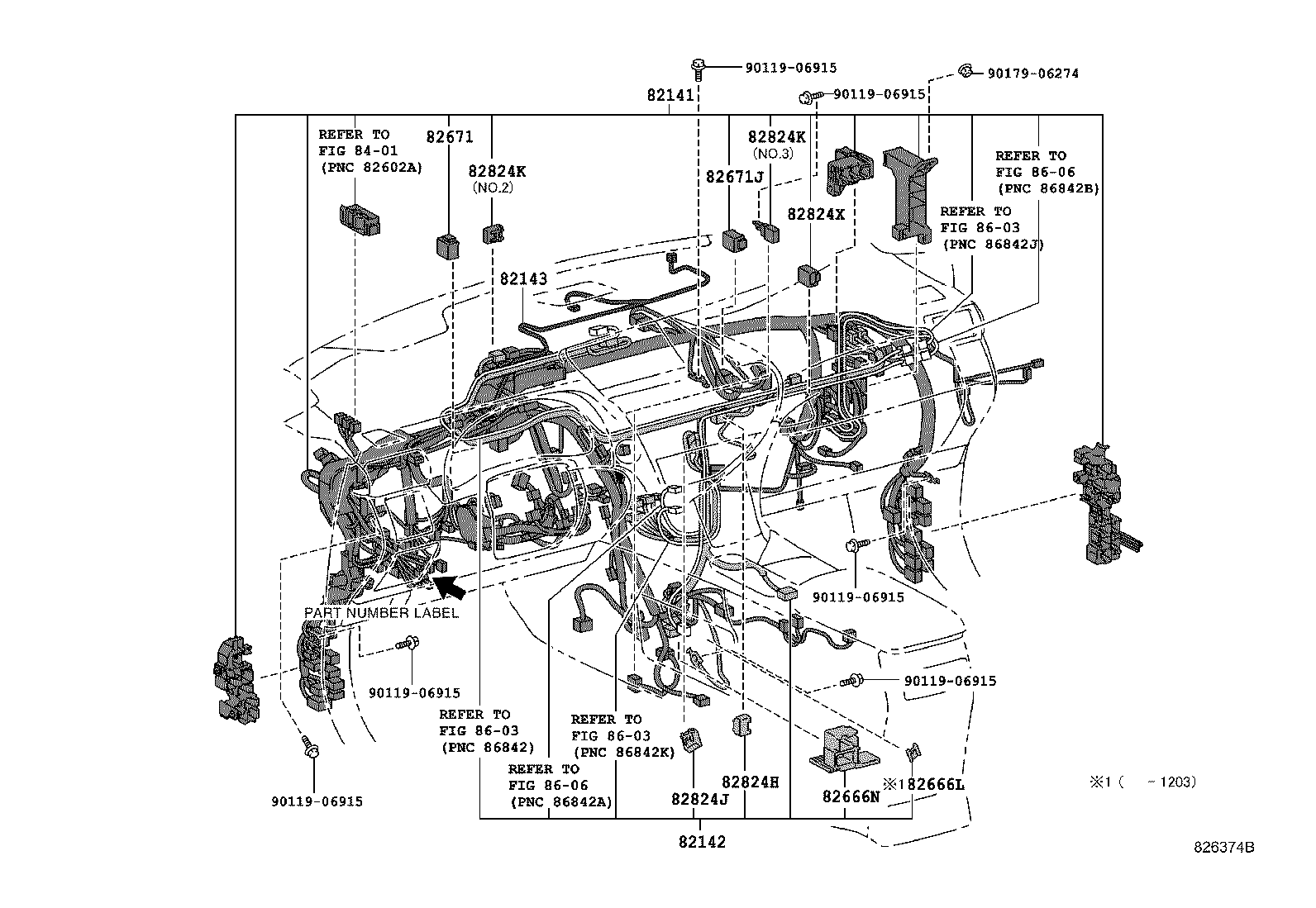 82817-48B00 PROTECTOR, WIRING HARNESS, NO.12 product image