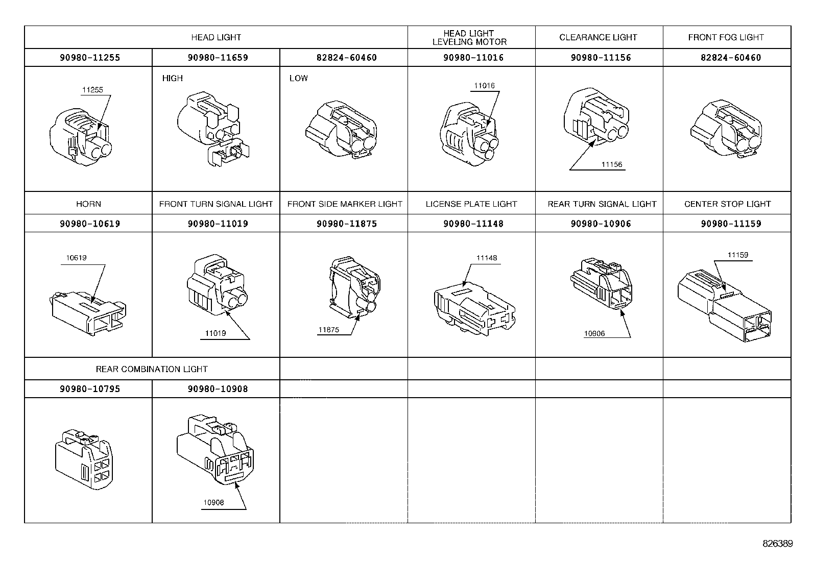 82142-33360 WIRE, INSTRUMENT PANEL, NO.2 product image