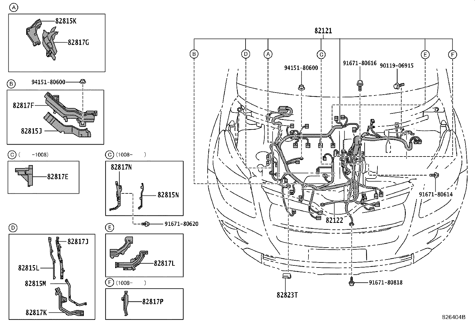 82122-52050 WIRE, ENGINE, NO.2 product image