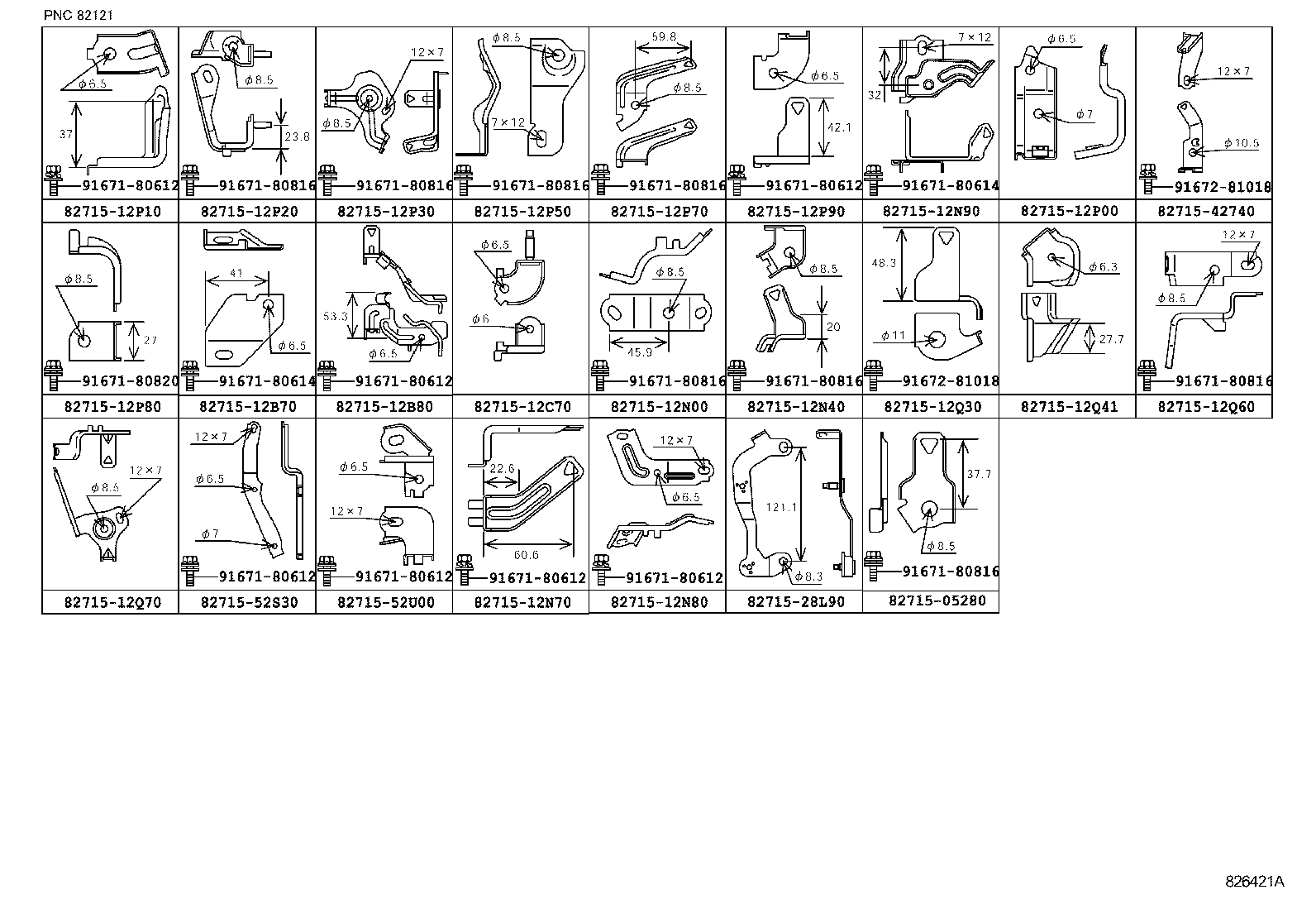 82114-02020 WIRE, ENGINE ROOM, NO.4 product image