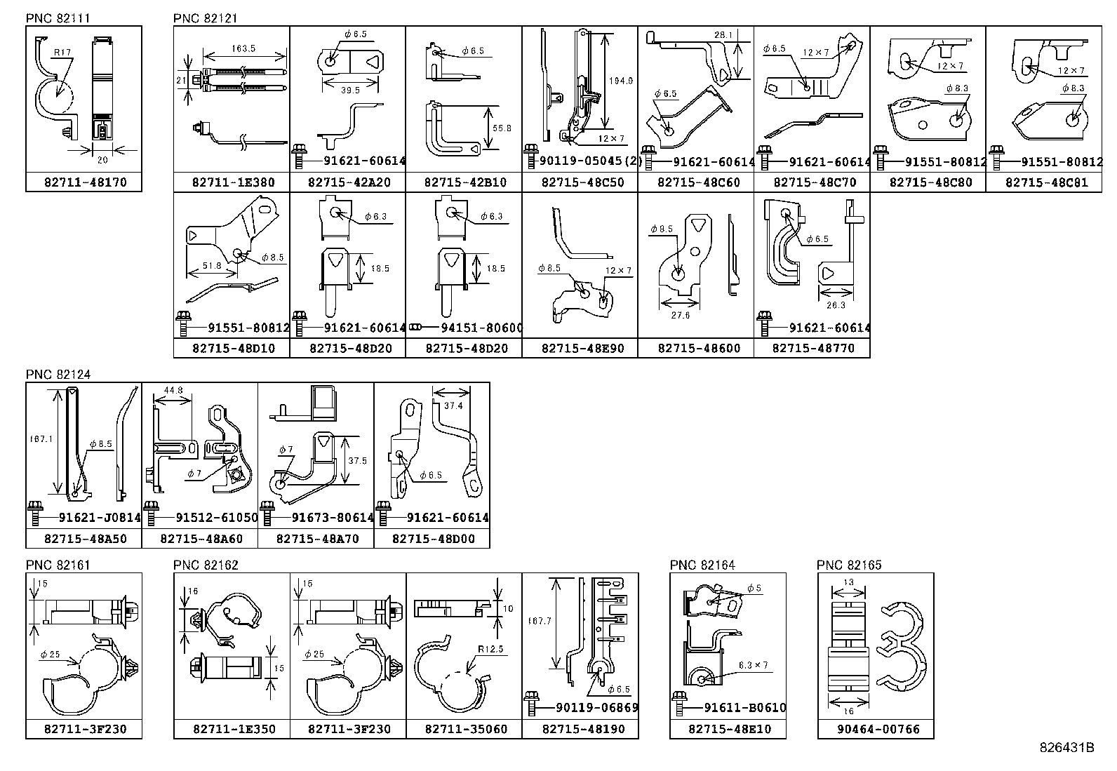 82817-48B00 PROTECTOR, WIRING HARNESS, NO.12 product image