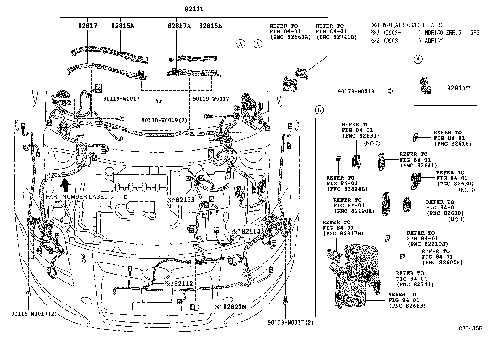 82817-47620 PROTECTOR, WIRING HARNESS, NO.1 product image