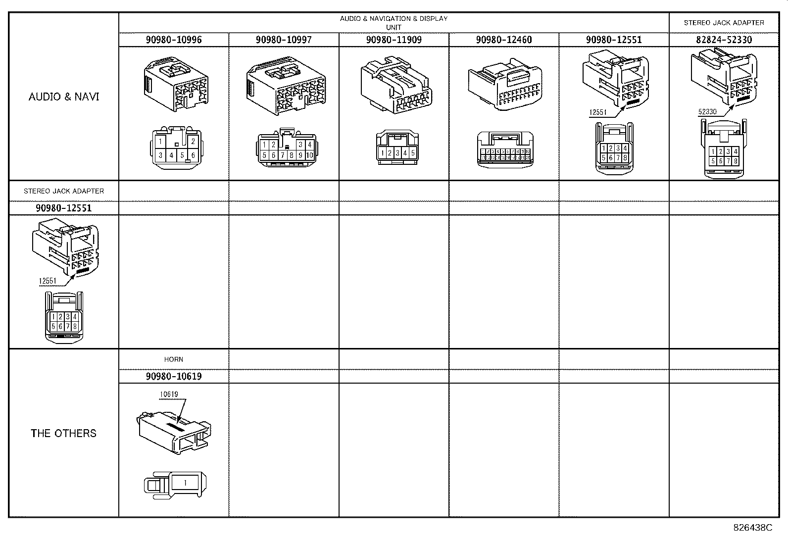 82122-52050 WIRE, ENGINE, NO.2 product image