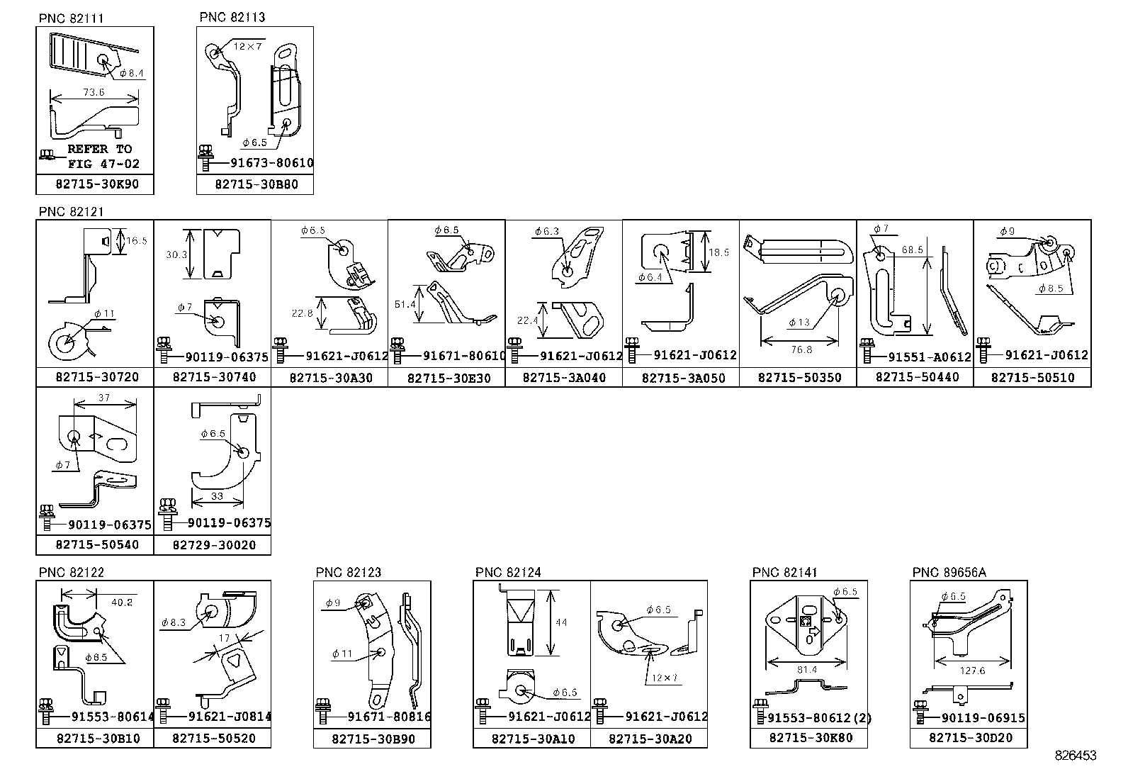 82151-30B70 WIRE, FRONT DOOR, RH product image