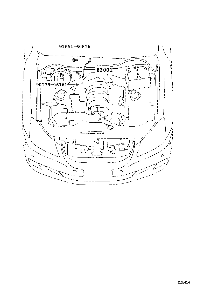 82151-30B70 WIRE, FRONT DOOR, RH product image