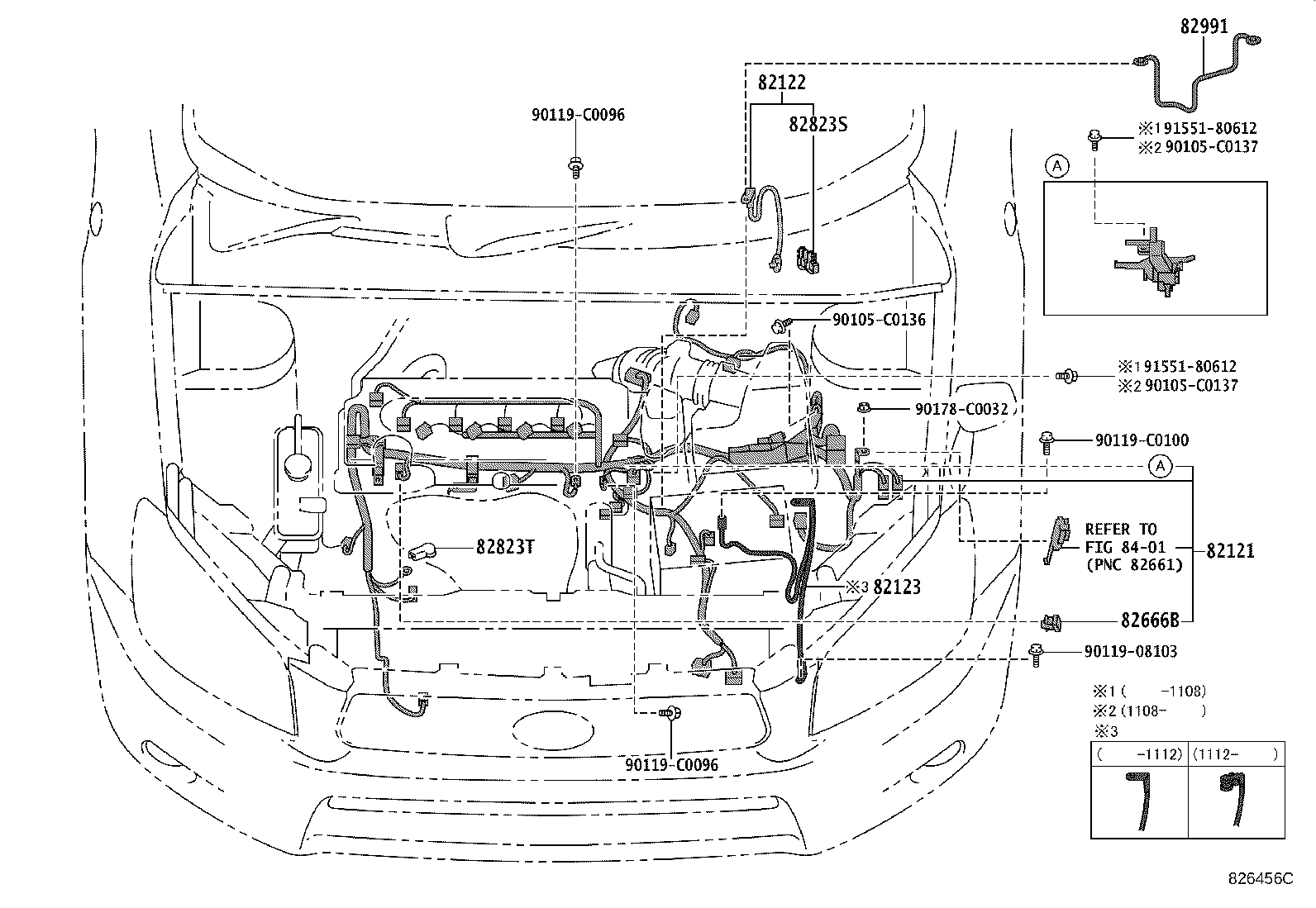 82142-0R040 WIRE, INSTRUMENT PANEL, NO.2 product image