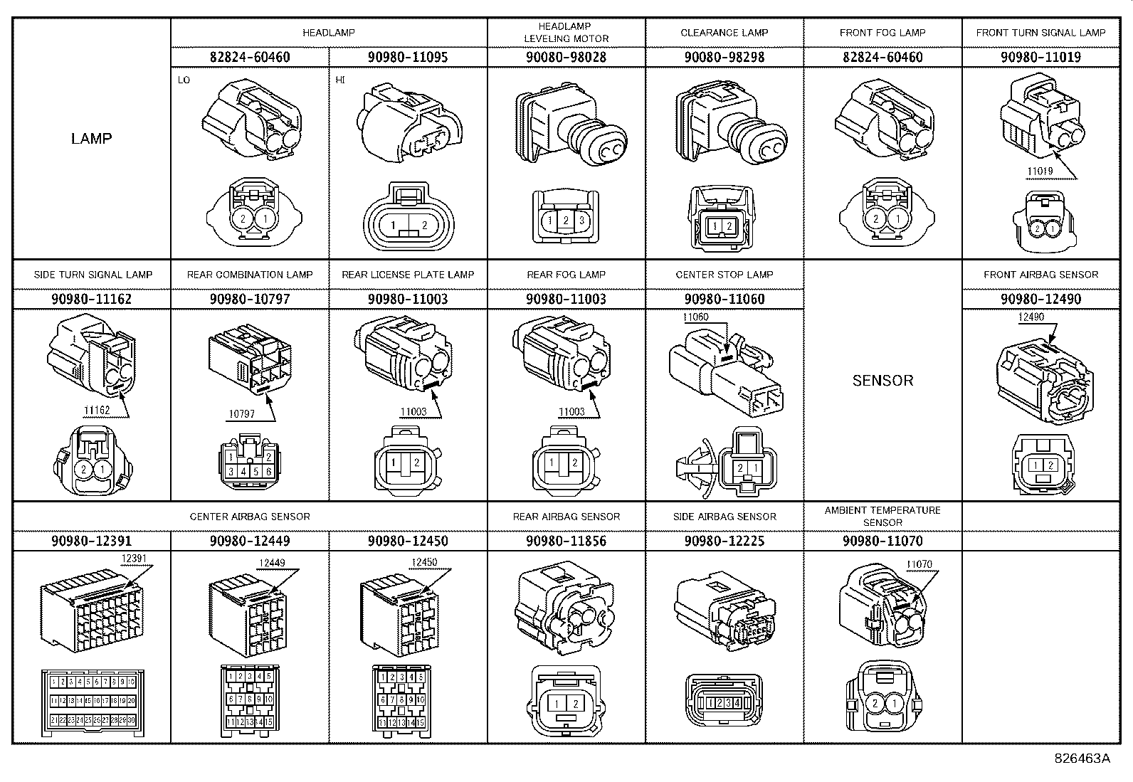 82142-0R040 WIRE, INSTRUMENT PANEL, NO.2 product image
