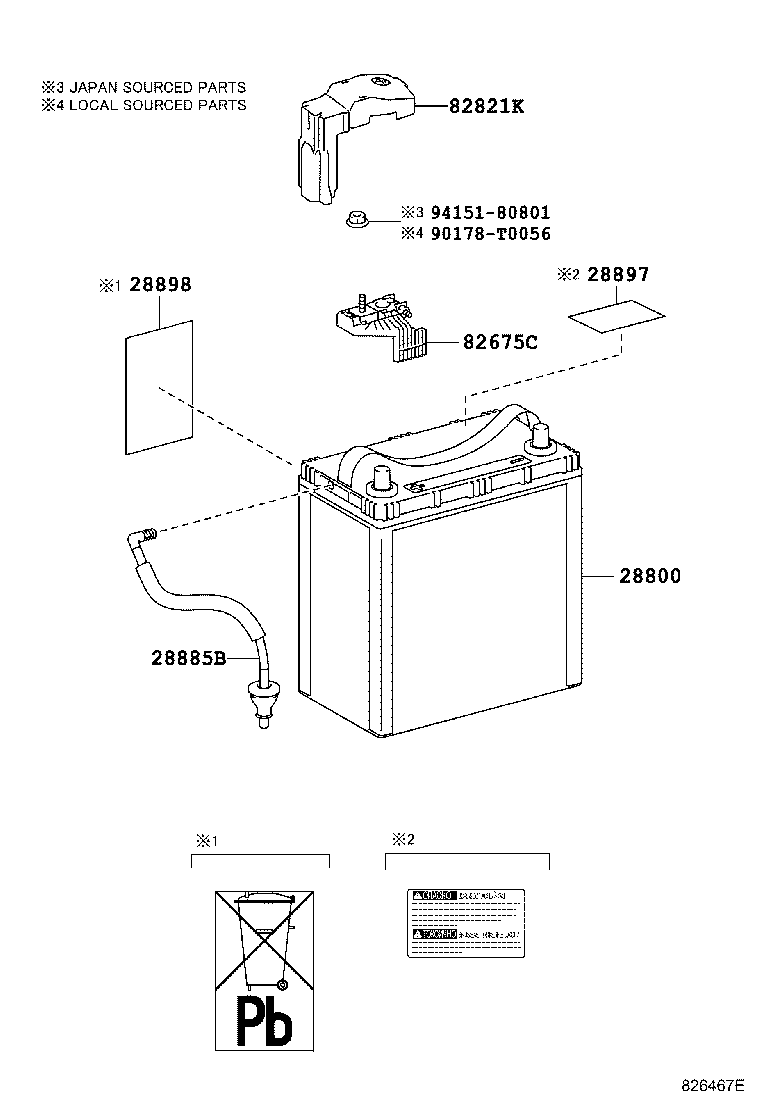 28800-28241 BATTERY product image