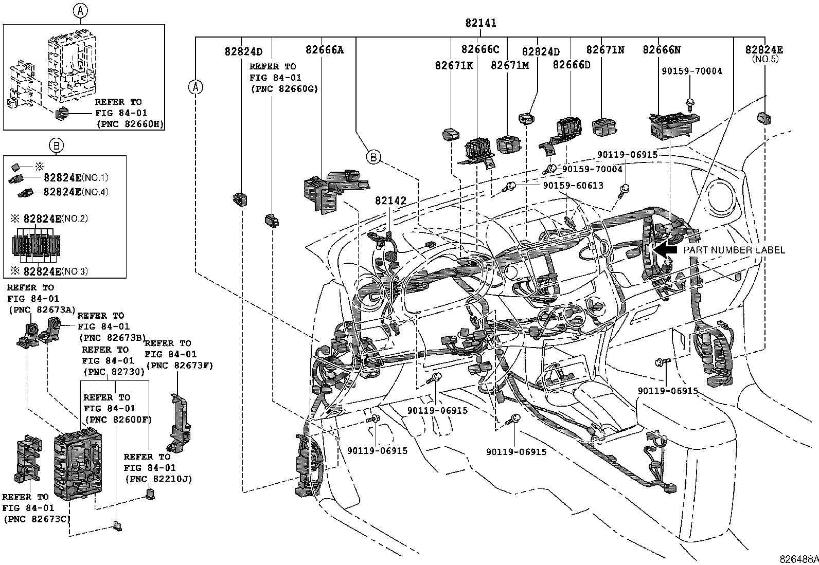 82817-42480 PROTECTOR, WIRING HARNESS, NO.1 product image