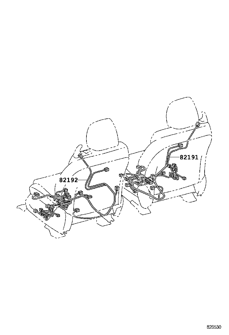 82811-53010 PLATE, WIRING HARNESS PROTECTOR, NO.1 product image