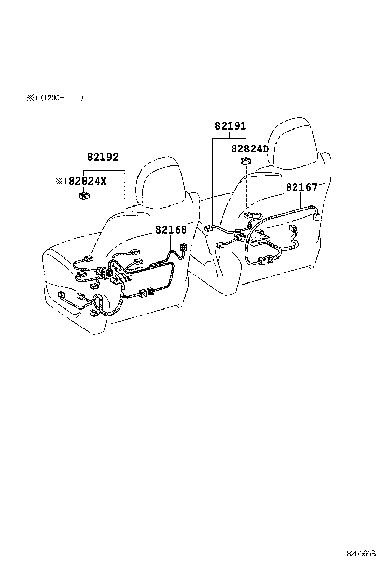 82817-0E090 PROTECTOR, WIRING HARNESS, NO.1 product image