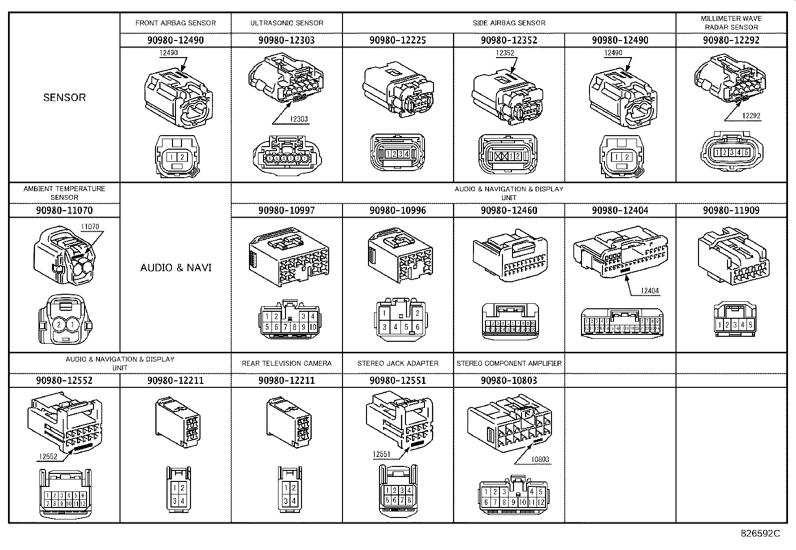 82046-06010 WIRE SUB-ASSY, BODY GROUND, NO.1 product image