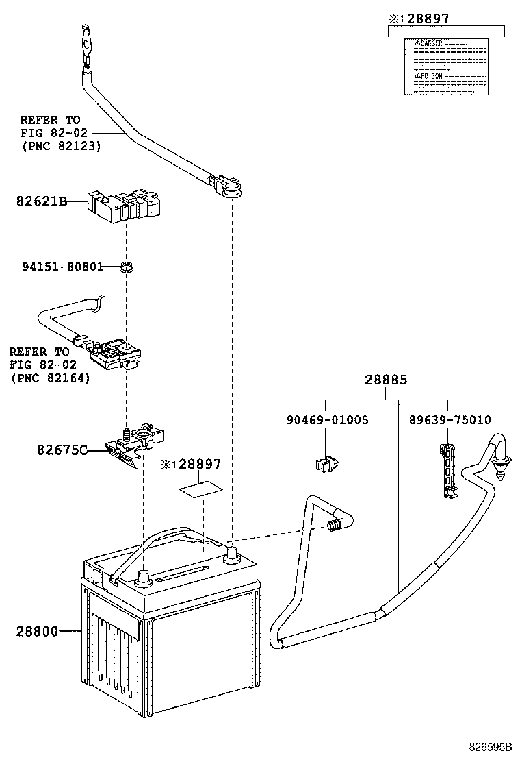 Toyota 89892-75010 SENSOR, BATTERY VOLTAGE