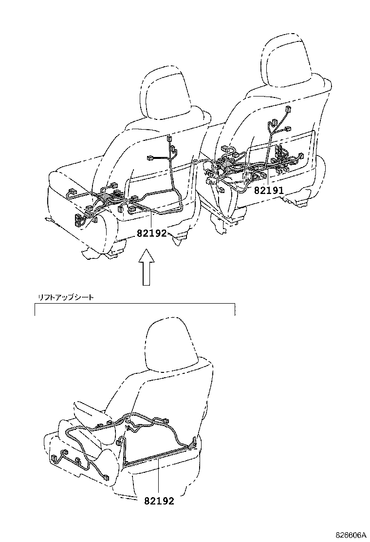 82142-75130 WIRE, INSTRUMENT PANEL, NO.2 product image