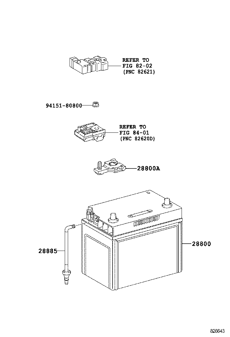 28800-0H040 BATTERY product image
