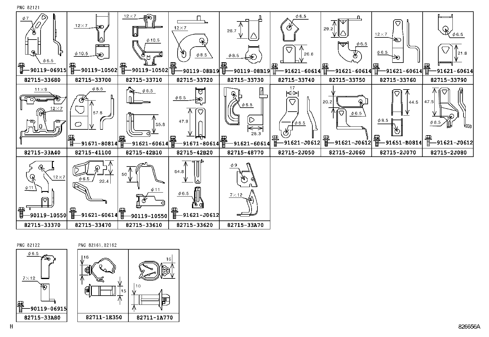 82191-33450 WIRE, FRONT SEAT, RH product image