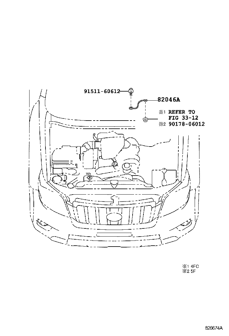 82142-60S40 WIRE, INSTRUMENT PANEL, NO.2 product image