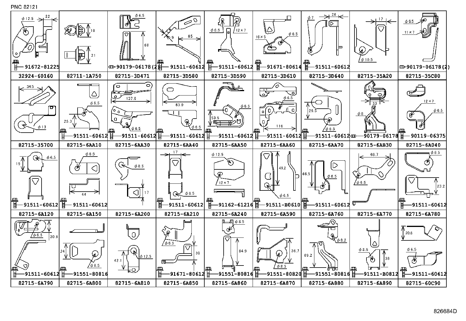 82122-60600 WIRE, ENGINE, NO.2 product image