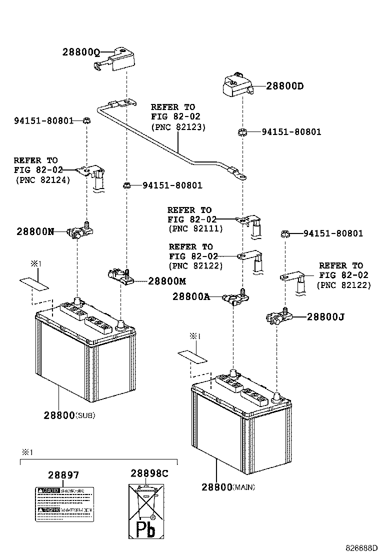 28800-64905 BATTERY product image