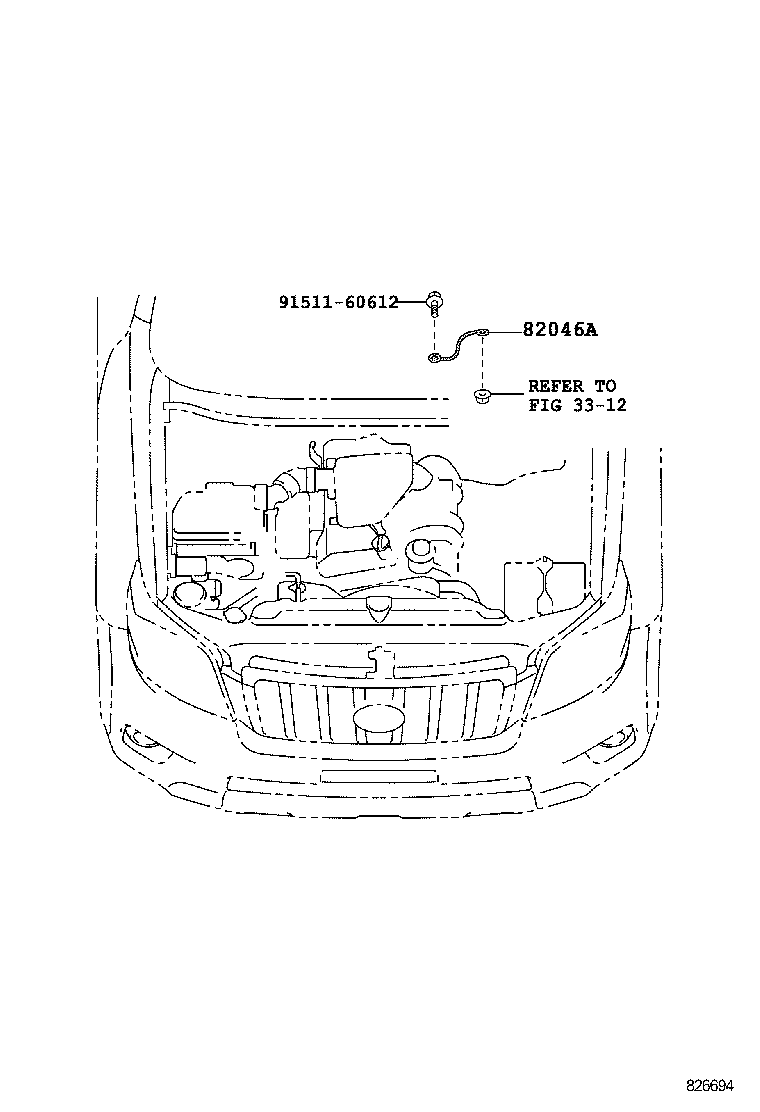 82142-60850 WIRE, INSTRUMENT PANEL, NO.2 product image