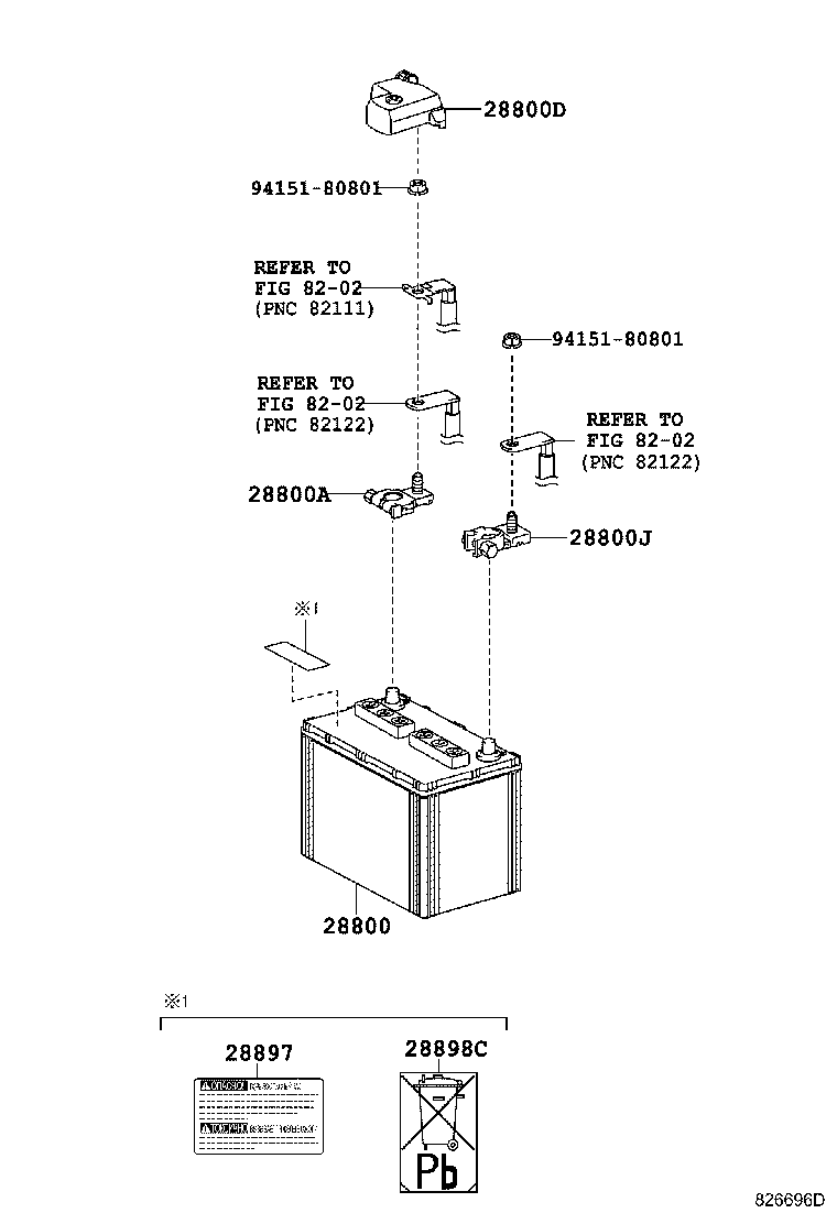 28800-64905 BATTERY product image