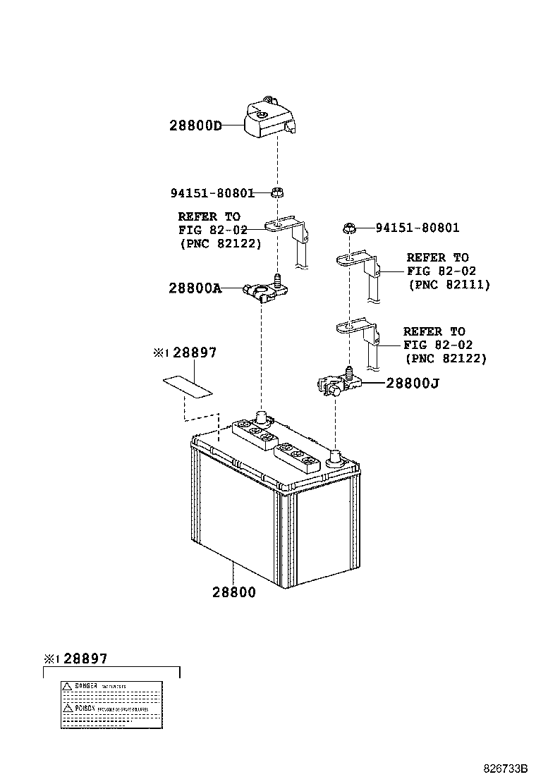Toyota 28800-74143 BATTERY