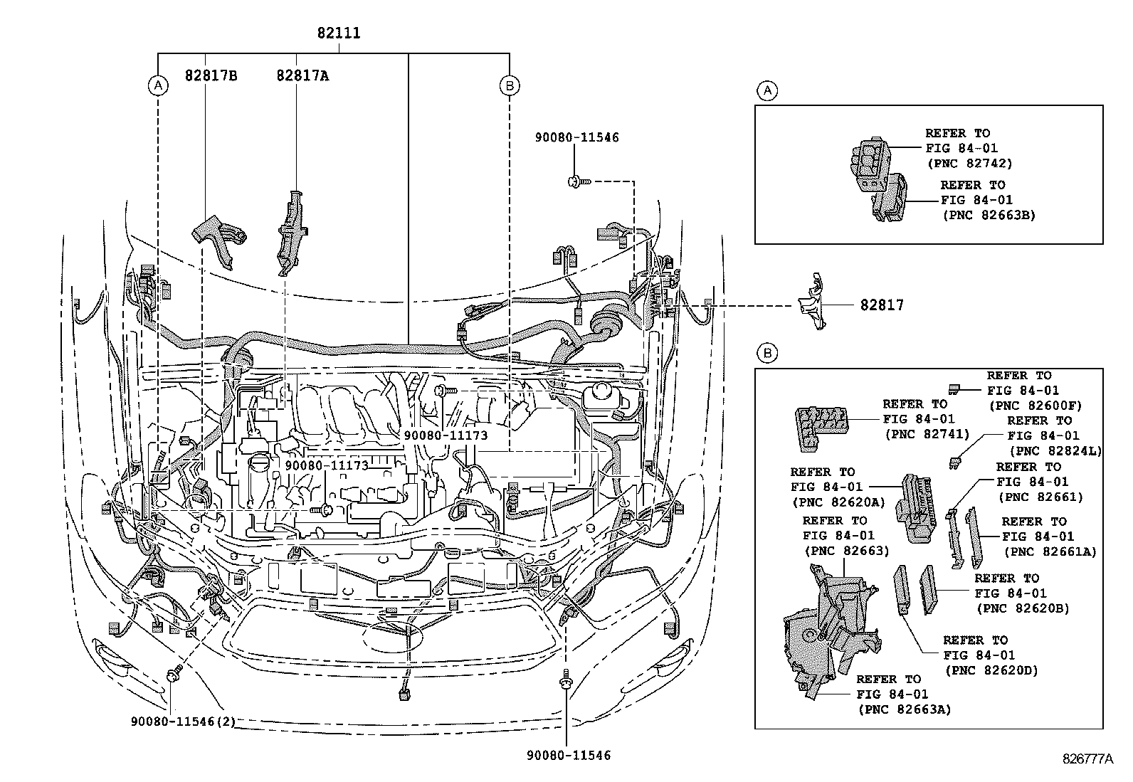 Toyota 82152-0E080 WIRE, FRONT DOOR, LH