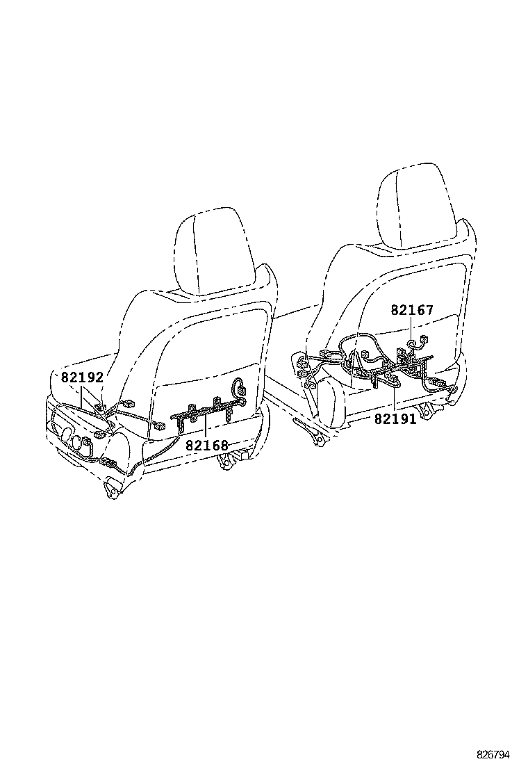 82113-30780 WIRE, ENGINE ROOM, NO.3 product image