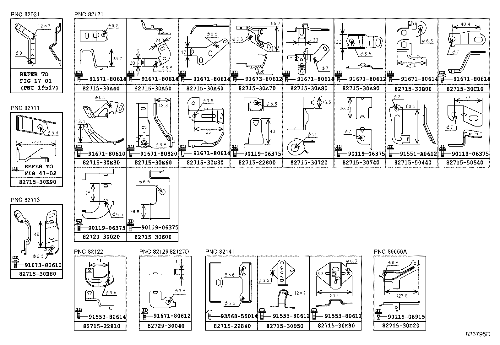 82113-30780 WIRE, ENGINE ROOM, NO.3 product image