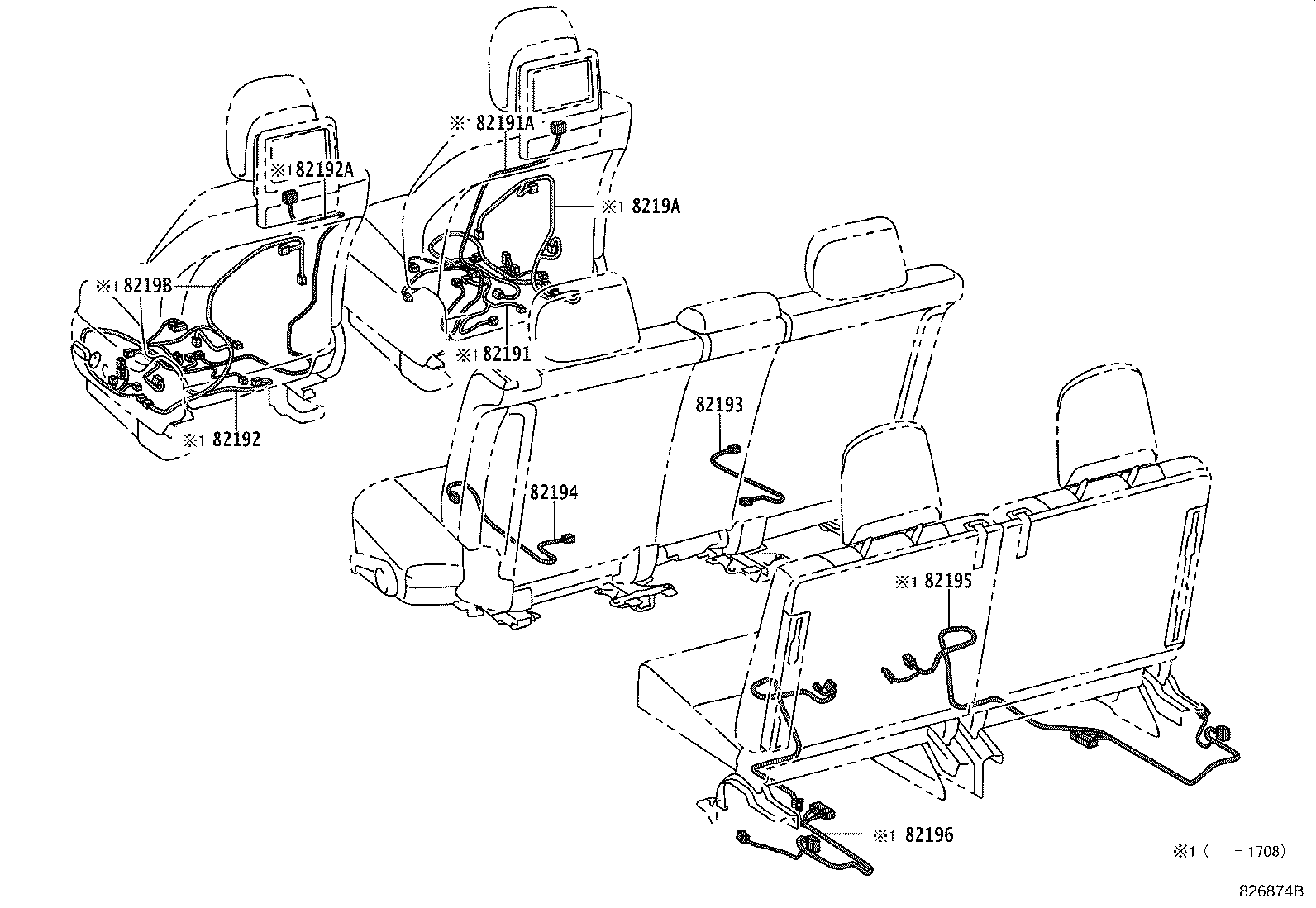 82817-60M80 PROTECTOR, WIRING HARNESS, NO.9 product image