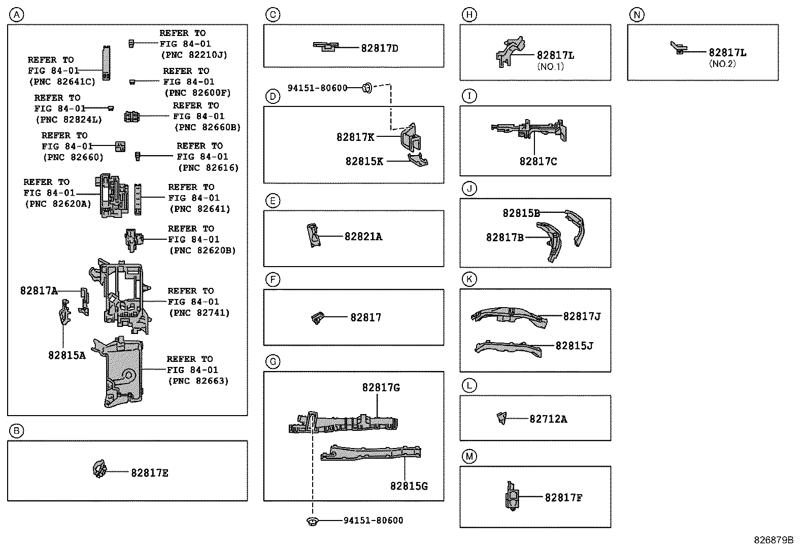 82142-75130 WIRE, INSTRUMENT PANEL, NO.2 product image