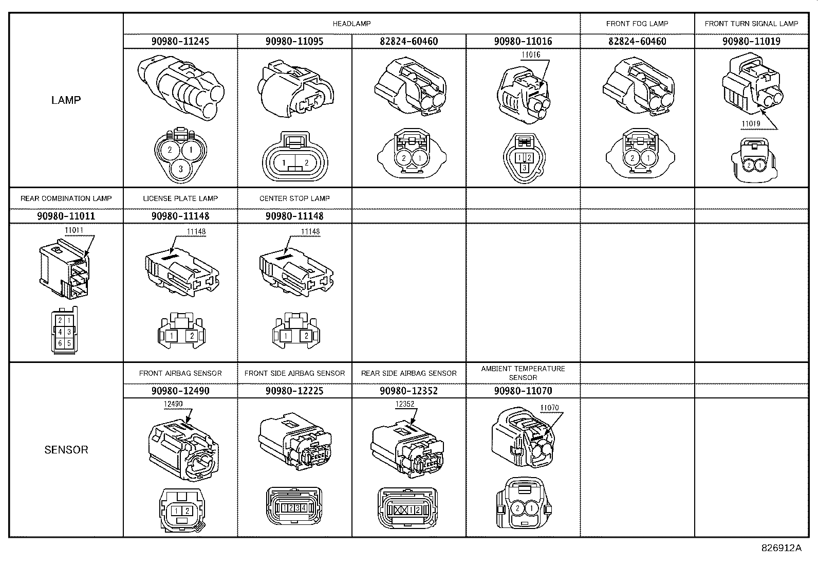 82142-47130 WIRE, INSTRUMENT PANEL, NO.2 product image