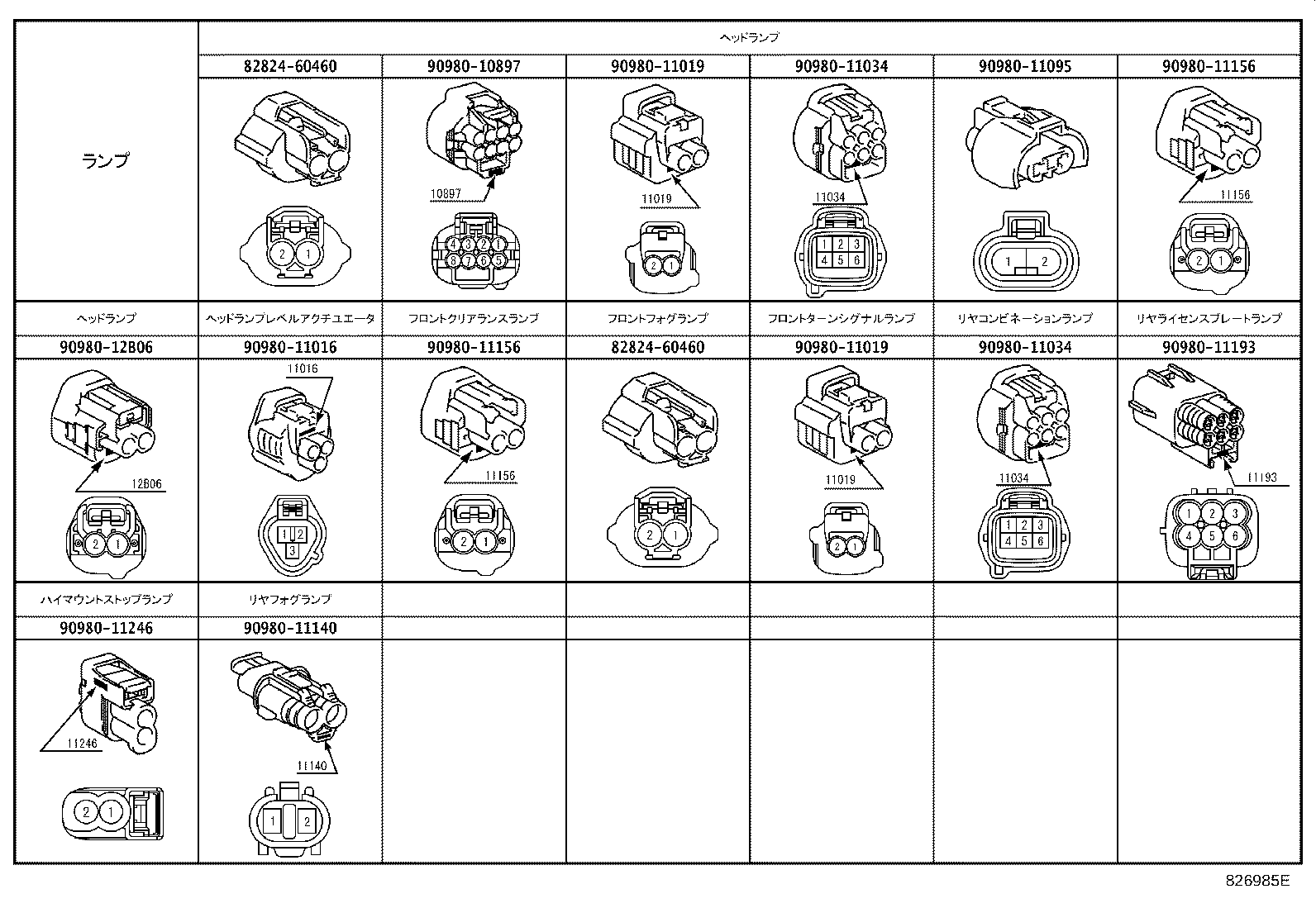 82142-60850 WIRE, INSTRUMENT PANEL, NO.2 product image