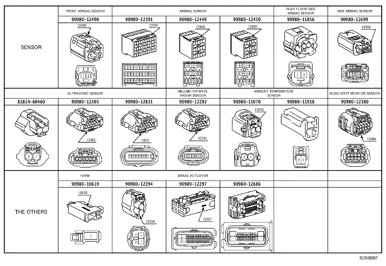 82142-60S40 WIRE, INSTRUMENT PANEL, NO.2 product image
