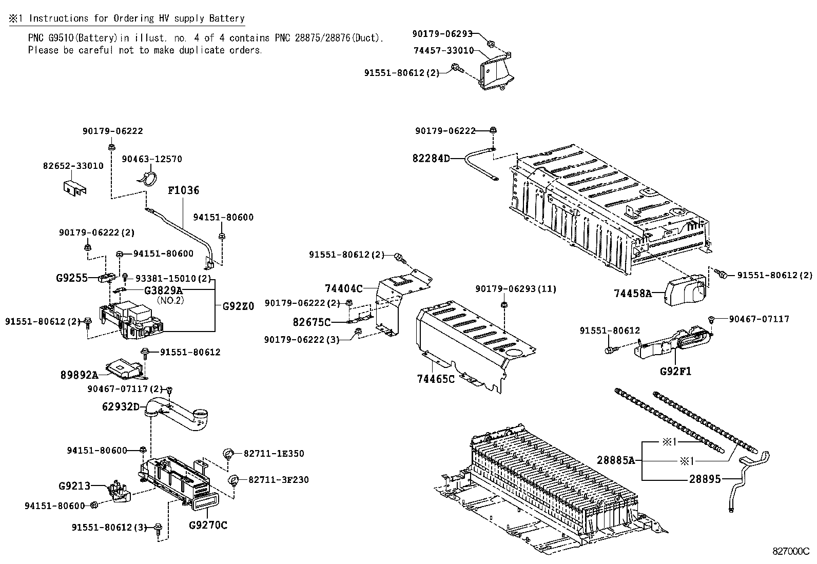 28895-28040 RUBBER, BATTERY INSULATOR product image
