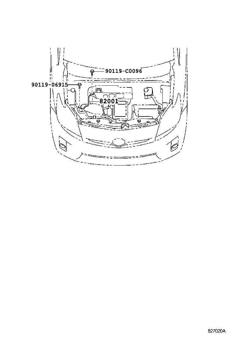 82192-0Q010 WIRE, FRONT SEAT, LH product image
