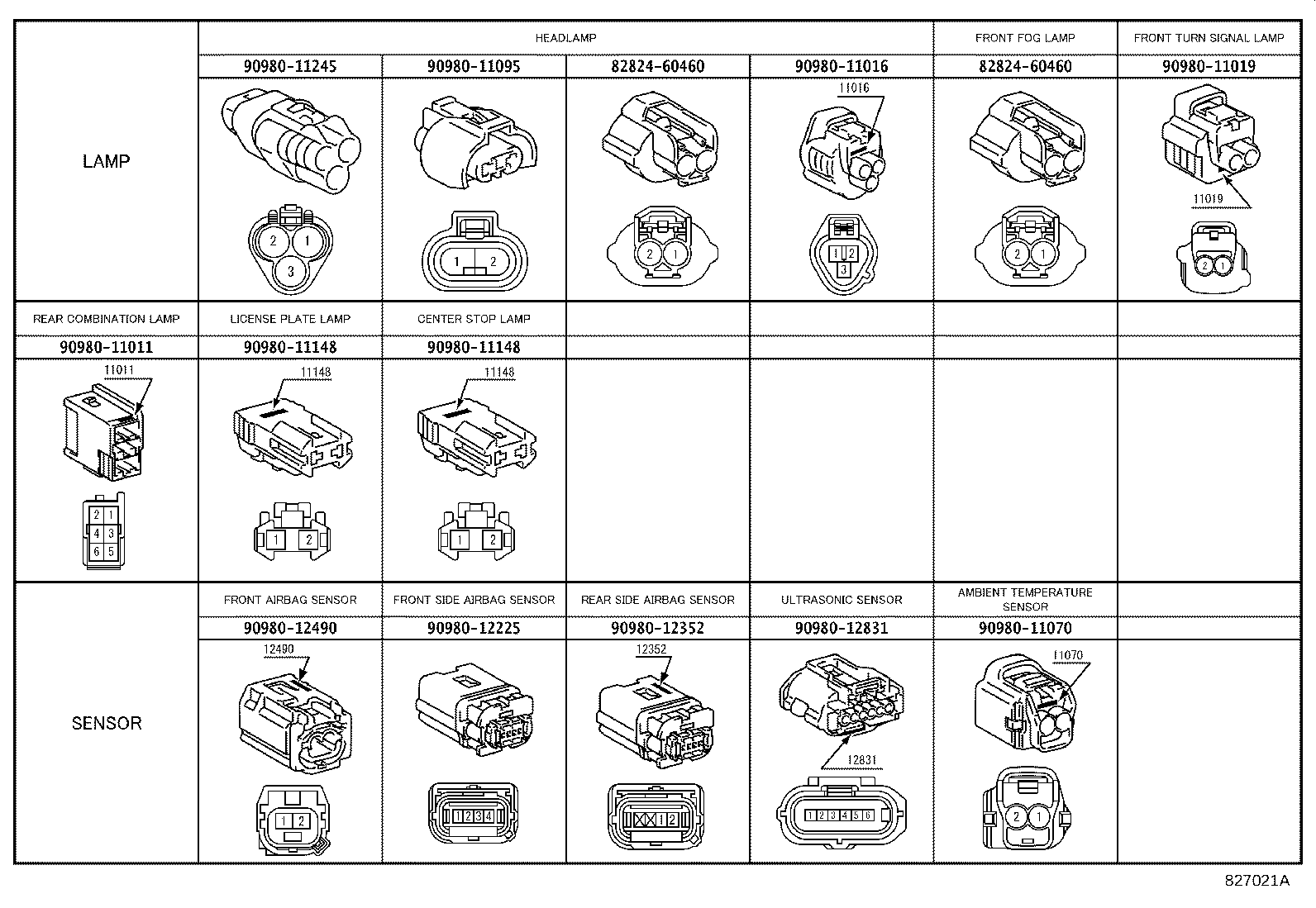82192-0Q010 WIRE, FRONT SEAT, LH product image